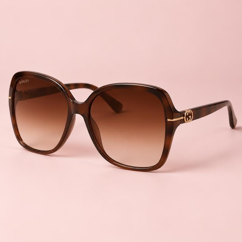 Óculos de Sol Oversized Marrom